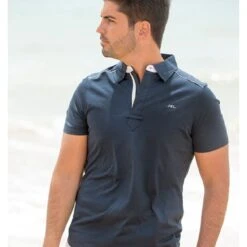Horseware Men's Prato Classic Polo - Ombre Blue