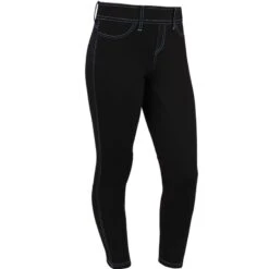 Irideon Kids' Cordova Knee Patch Tights - Black/Black