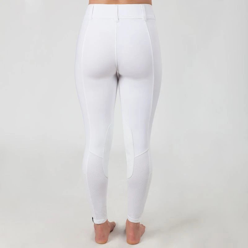 Irideon Women's Cadence Knee Patch Tights - White 3 Irideon Women's Cadence Knee Patch Tights - White