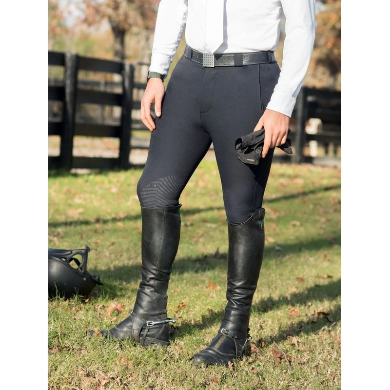 FITS Men's Hudson Knee Patch Breech - Black 3 FITS Men's Hudson Knee Patch Breech - Black