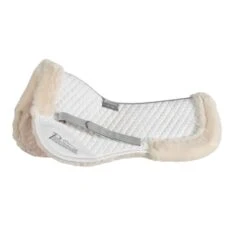 Shires Performance Suede Half Pad - White