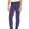 Ovation Kids' Aerowick GripTec Knee Patch Tight - Concord Grape -Equestrian Supplies Shop 331942 800 800