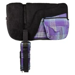 Kensington Fleece Bareback Pad W/Pockets - Lavender Mint