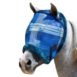 Kensington Pony Fly Mask W/Plush Fleece Trim - Kentucky Blue -Equestrian Supplies Shop 334665 800 800