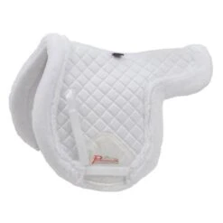 Shires Performance Supafleece Lined Shaped Pad - White