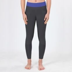 Irideon Kids' Synergy Full Seat Tights - Graphite/Ultra Violet
