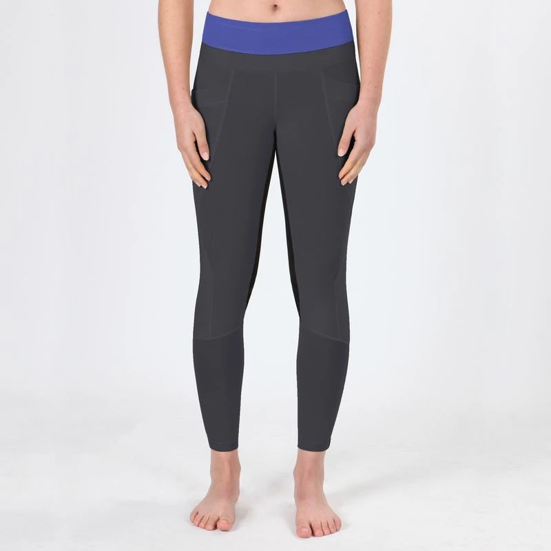 Irideon Kids' Synergy Full Seat Tights - Graphite/Ultra Violet 3 Irideon Kids' Synergy Full Seat Tights - Graphite/Ultra Violet