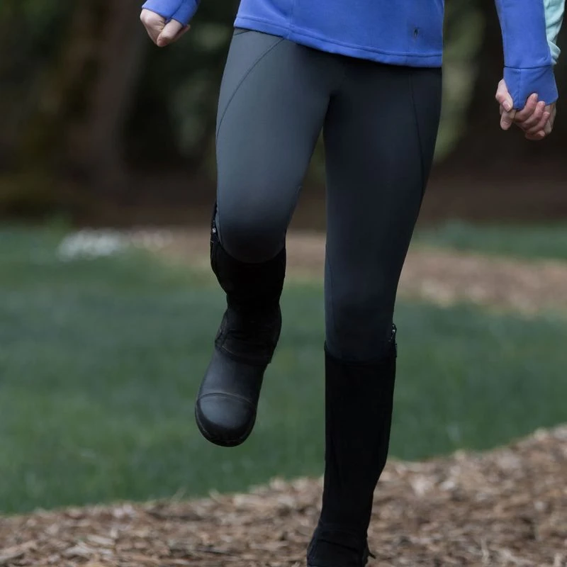 Irideon Kids' Synergy Knee Patch Tights - Graphite/Ultra Violet 4 Irideon Kids' Synergy Knee Patch Tights - Graphite/Ultra Violet - Image 2