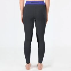 Irideon Kids' Synergy Knee Patch Tights - Graphite/Ultra Violet 9 Irideon Kids' Synergy Knee Patch Tights - Graphite/Ultra Violet -Equestrian Supplies Shop 342316 800 800