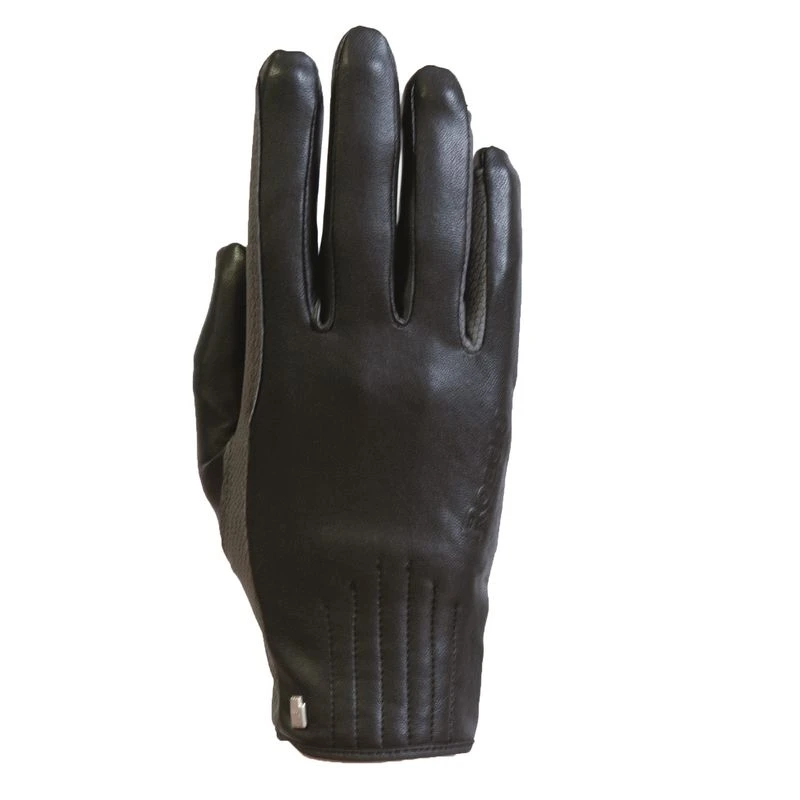 Roeckl Wels Winter Riding Gloves - Black/Grey 3 Roeckl Wels Winter Riding Gloves - Black/Grey