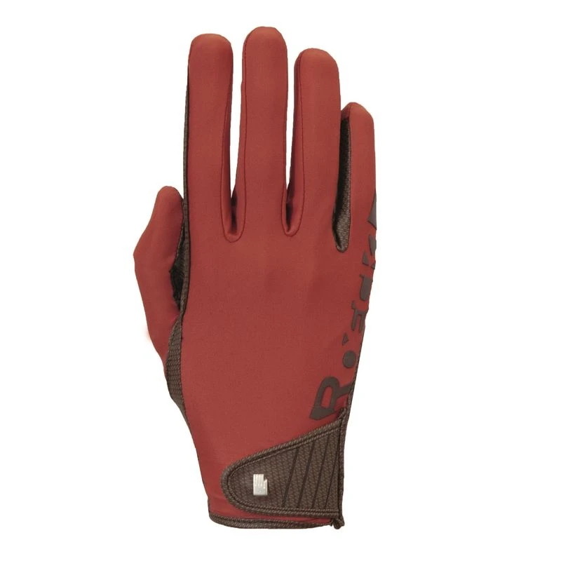 Roeckl Muenster Riding Gloves - Autumn Red 4 Roeckl Muenster Riding Gloves - Autumn Red - Image 2