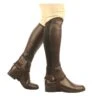 Saxon Equileather Half Chaps - Brown -Equestrian Supplies Shop 344161 800 800