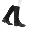 Dublin Kids' Easy-Care Contrast Stitch Half Chaps II - Black -Equestrian Supplies Shop 345019 800 800