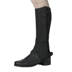 Ovation Kids' Elite Amara Ribb Half Chaps - Black -Equestrian Supplies Shop 345105 800 800