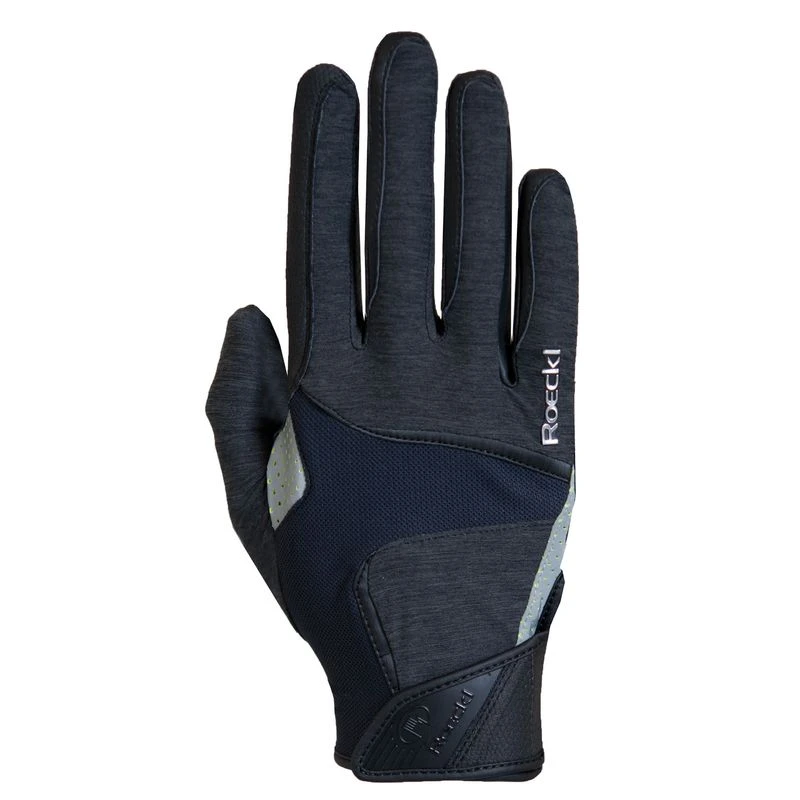 Roeckl Mendon Riding Gloves - Anthracite Melange 3 Roeckl Mendon Riding Gloves - Anthracite Melange