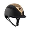 One K Defender Glamour Rose Gold Helmet - Black Matte -Equestrian Supplies Shop 345483 800 800