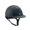 One K Avance Wide Brim Chrome Stripe Helmet - Black Matte -Equestrian Supplies Shop 345929 800 800