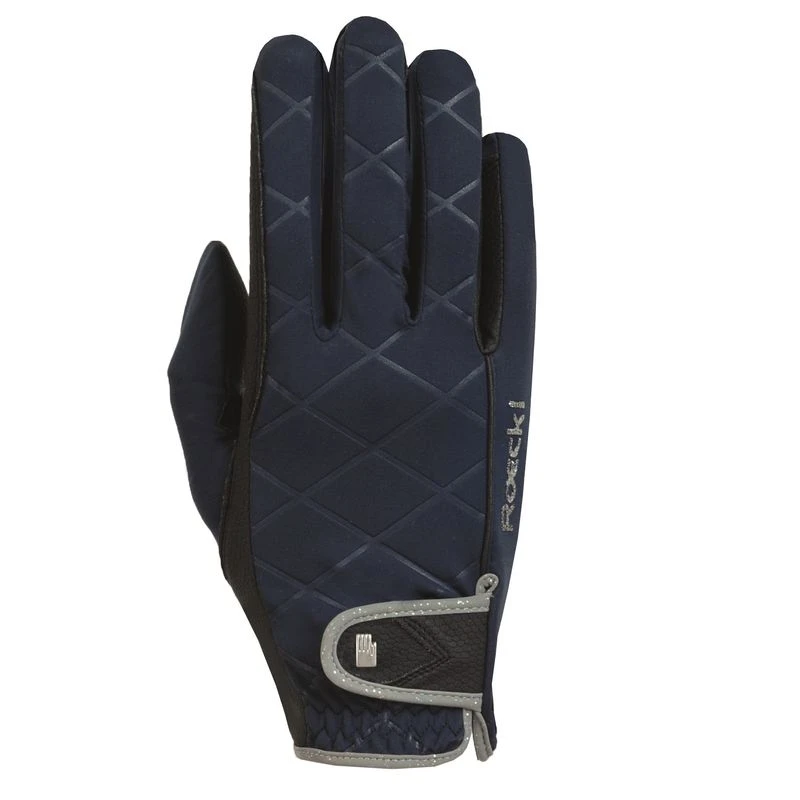 Roeckl Women's Julia Winter Riding Gloves - Nightblue 3 Roeckl Women's Julia Winter Riding Gloves - Nightblue