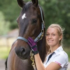 Roeckl Mendon Riding Gloves - Berry -Equestrian Supplies Shop 346234 800 800