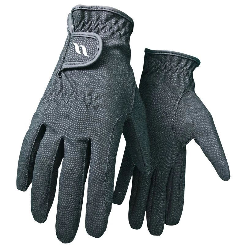 Back On Track Therapeutic Riding Gloves - Black 3 Back On Track Therapeutic Riding Gloves - Black