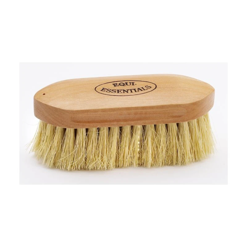 Equi-Essentials Wood Back Small Tampico Dandy Brush - Natural 3 Equi-Essentials Wood Back Small Tampico Dandy Brush - Natural