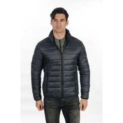 Horseware Men's Light Padded No Logo Jacket - Black -Equestrian Supplies Shop 351826 800 800