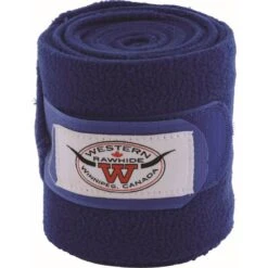Western Rawhide Anti-Pilling Polo Wraps - Blue