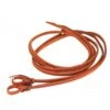 Western Rawhide 5/8" Reins With Water Loops And Heavy Ends - Oiled Harness Leather