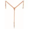 Western Rawhide Country Legend Basic Breastcollar - Golden Tan