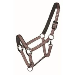 Western Rawhide Country LegendDesigner Padded Halter - Brown/Pink