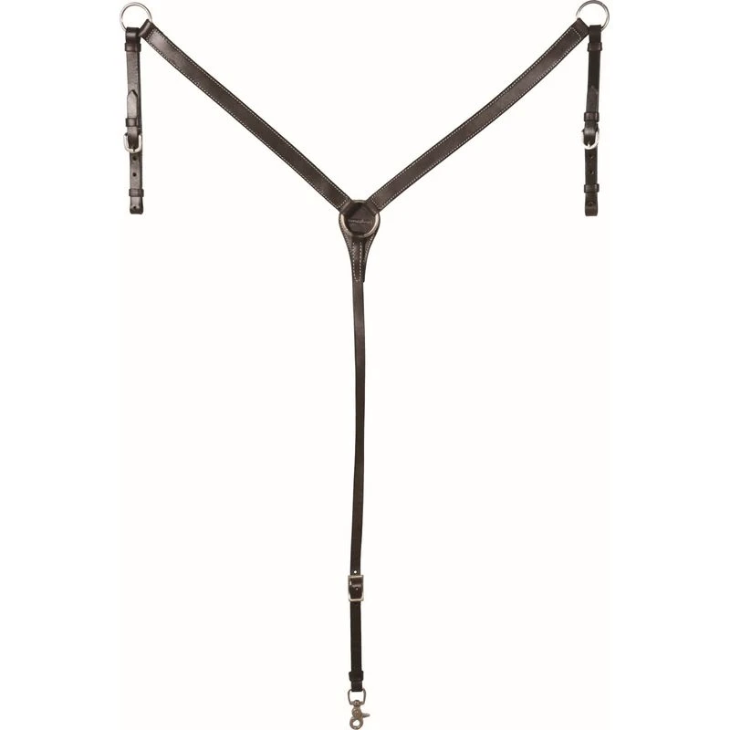 Western Rawhide Country Legend Basic Breastcollar - Dark Brown 3 Western Rawhide Country Legend Basic Breastcollar - Dark Brown