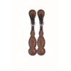 Western Rawhide Jim Taylor Performance Infinity Tear Drop Spur Straps - Two Tone Brown -Equestrian Supplies Shop 360715 800 800