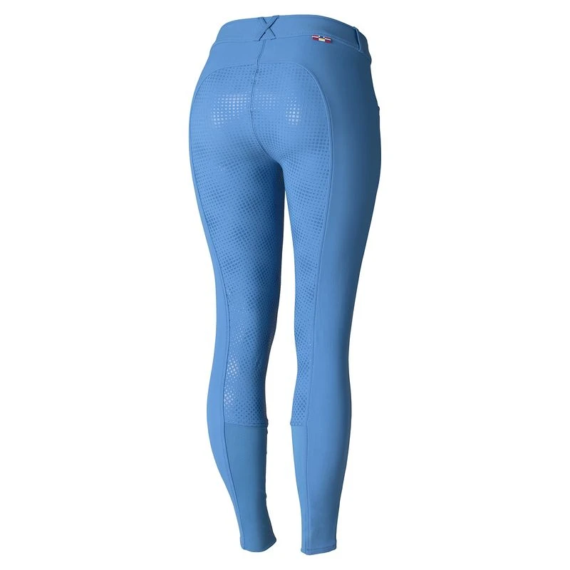 Horze Women's Grand Prix Full Seat Breeches - Riviera Blue 4 Horze Women's Grand Prix Full Seat Breeches - Riviera Blue - Image 2