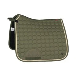 B Vertigo Zurich Dressage Saddle Pad - Beetle Khaki Green