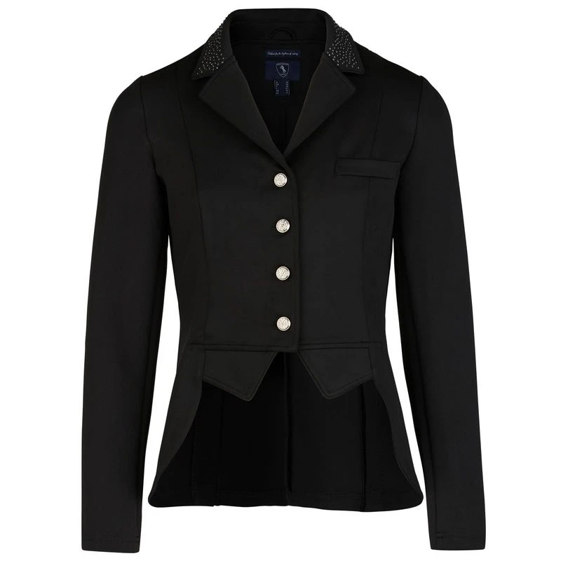 Horze Women's Carla Show Jacket - Black 3 Horze Women's Carla Show Jacket - Black