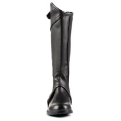 Horze Kids' Soft Leather Half Chaps - Black -Equestrian Supplies Shop 388266 800 800