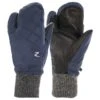 Horze Padded Three Finger Winter Mittens - Peacoat Dark Blue -Equestrian Supplies Shop 388335 800 800