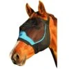 Woof Wear UV Fly Mask W/o Ears - Black/Blue -Equestrian Supplies Shop 389144 800 800