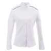 Ovation Women's Long Sleeve Performance Shirt - White/Navy -Equestrian Supplies Shop 393839 800 800