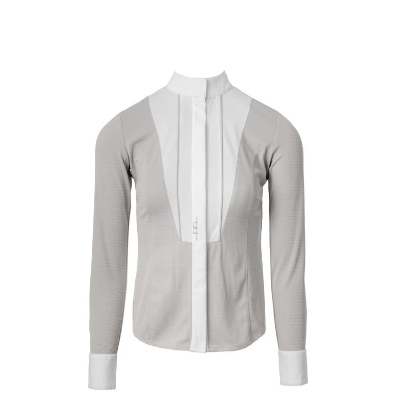 Alessandro Albanese Women's Cannes CleanCool Competition Shirt - Pearl Grey 3 Alessandro Albanese Women's Cannes CleanCool Competition Shirt - Pearl Grey