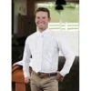 Romfh Men's Competitor Long Sleeve Show Shirt - White -Equestrian Supplies Shop 397873 800 800