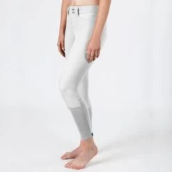 Irideon Women's Hampshire Knee Patch Breeches - White 5 Irideon Women's Hampshire Knee Patch Breeches - White -Equestrian Supplies Shop 400156 800 800