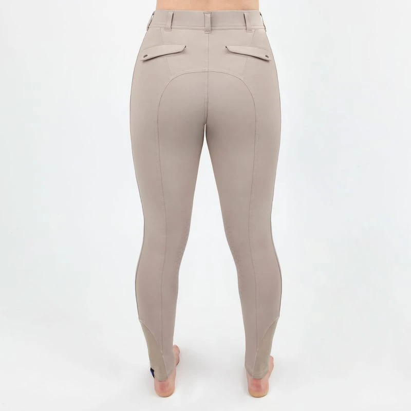 Irideon Kids' Camber Knee Patch Breeches - Classic Tan 6 Irideon Kids' Camber Knee Patch Breeches - Classic Tan - Image 4