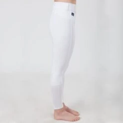Irideon Kids' Cadence Knee Patch Tights - White -Equestrian Supplies Shop 401948 800 800