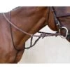 Nunn Finer Running Martingale With Elastic - Havana/Zinc 1 Nunn Finer Running Martingale With Elastic - Havana/Zinc -Equestrian Supplies Shop 402459 800 800