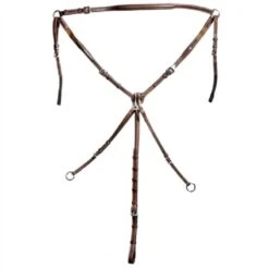 Nunn Finer Bella Donna 3-Way Breastplate - Havana -Equestrian Supplies Shop 407021 800 800