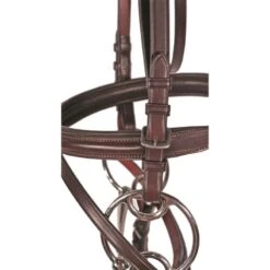 Nunn Finer Galway Flash Bridle - Havana/Zinc -Equestrian Supplies Shop 407483 800 800