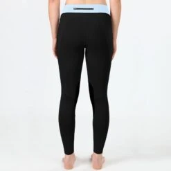 Irideon Women's Synergy Knee Patch Tights - Black/Blue Energy -Equestrian Supplies Shop 407706 800 800