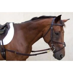 Nunn Finer All Leather Side Reins - Havana