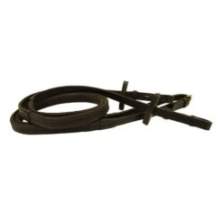 Rambo Micklem Rubber Reins - Black